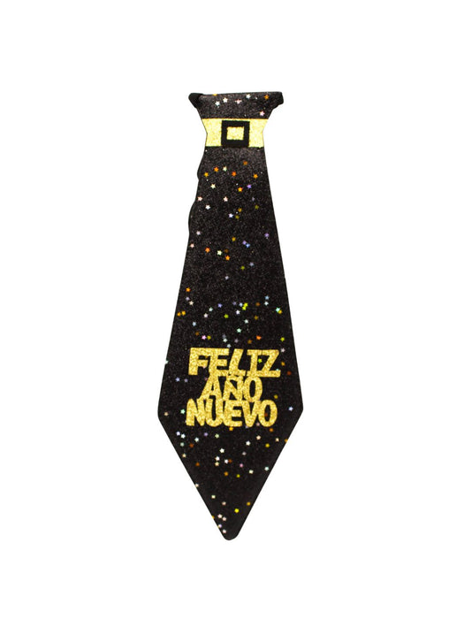 Corbata de Año Nueco con brillos