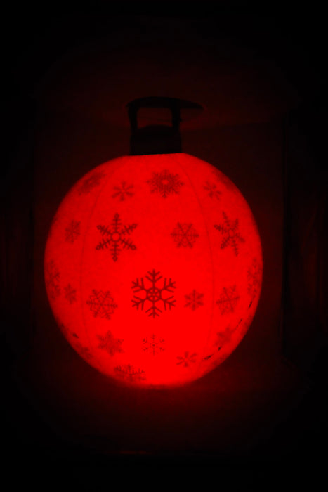 Esfera Navideña Inflable con Luz LED - 1 Pieza