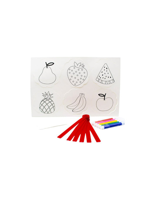 Abanico Infantil con Plumines