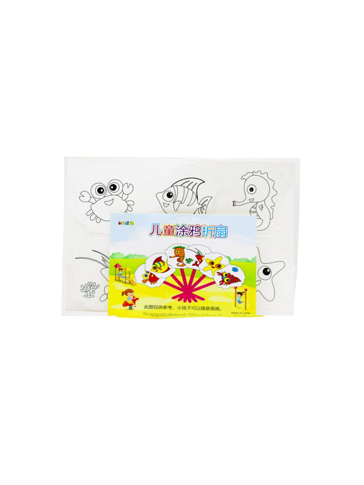 Abanico Infantil con Plumines