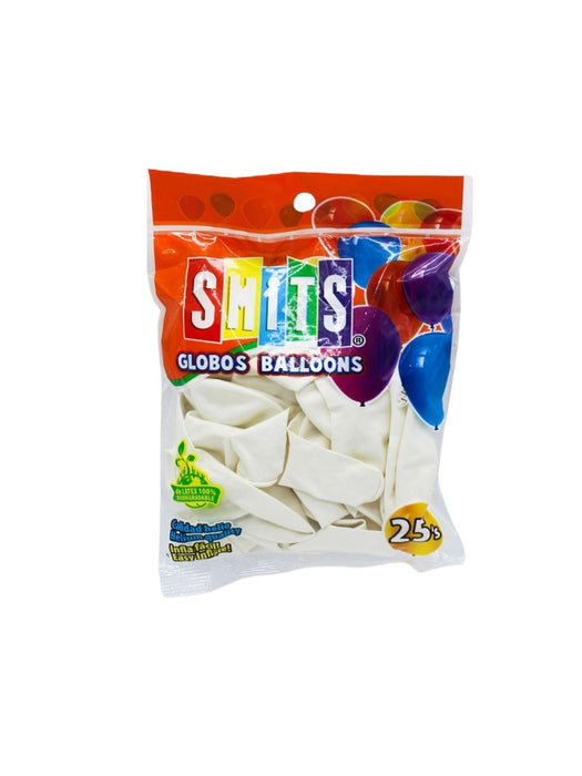 Globo Látex Smits - Blanco
