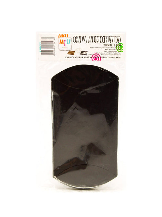 Paquete con 6 Cajas tipo Almohada de Cartón