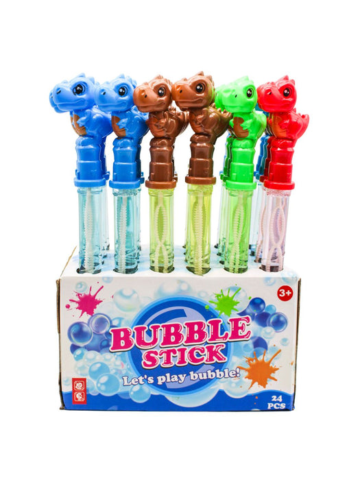 Caja con 24 Bastones de Burbujas Dinosaurios