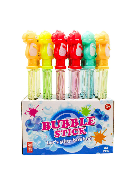 Caja con 24 Bastones de Burbujas Dinosaurios