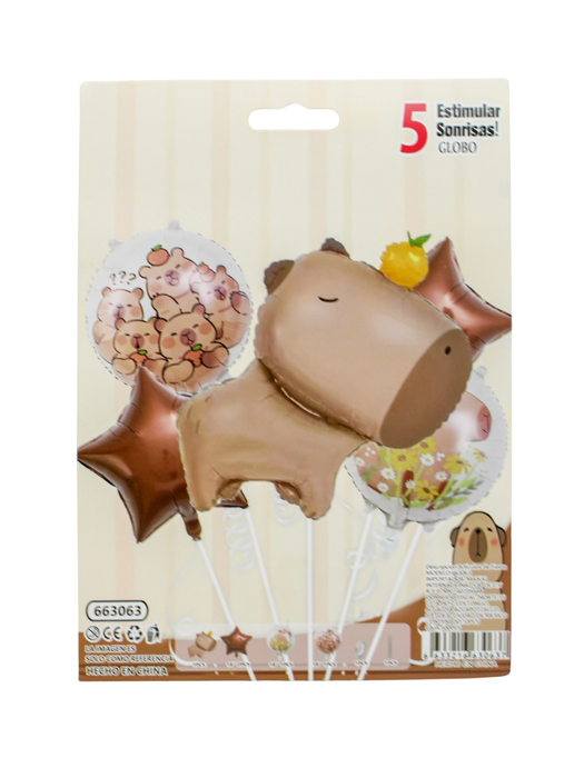 Set de Globos - capybara