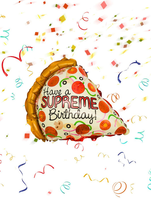 Globo Mini "Happy Birthday" - Pizza