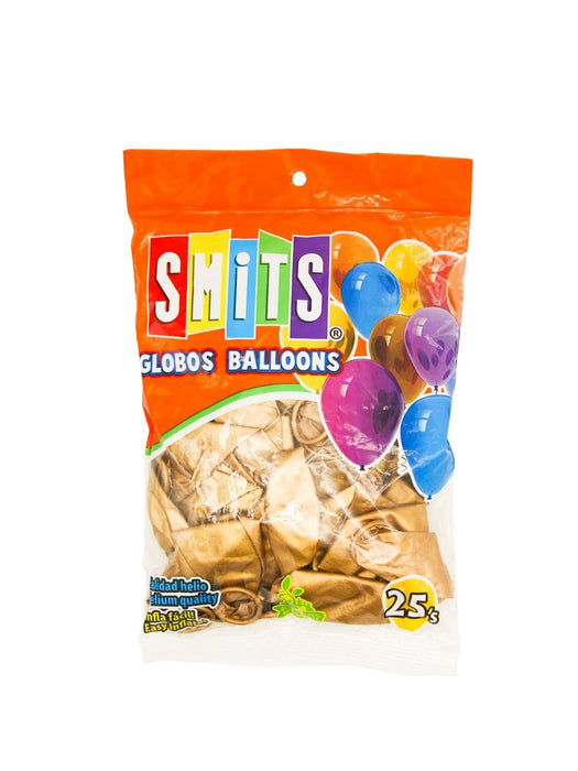 Globo Látex Smits - Oro Metálico