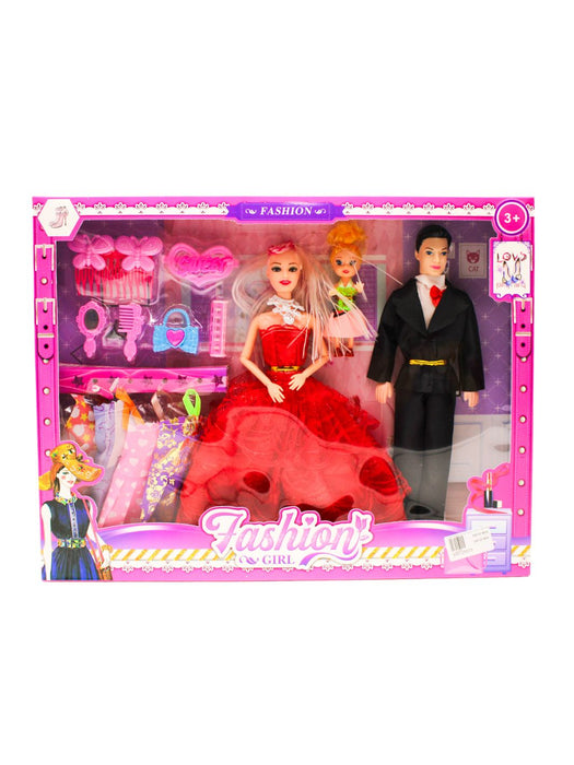 Set Muñeca Fashion Girl con accesorios
