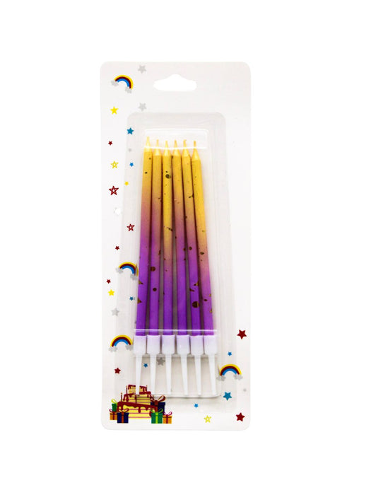 Paquete de 6 Velas Decoradas