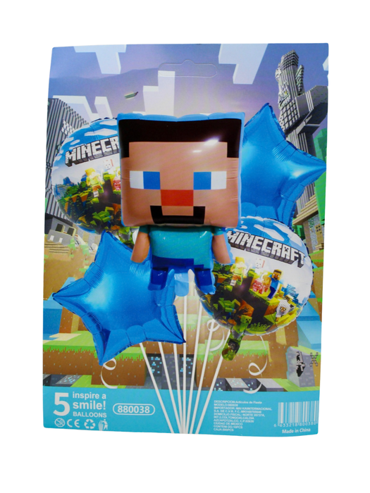 Set de Globos - minecraft