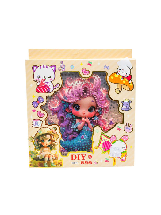 Cuadro Decorativo con Piedras – Kit Completo de Arte en Diamantes