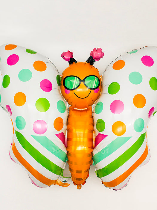 Mariposa con lentes