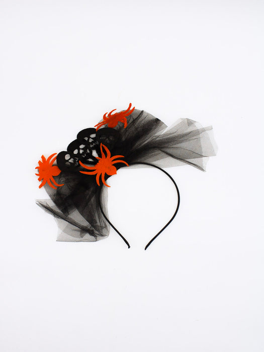 diadema de halloween con adornos