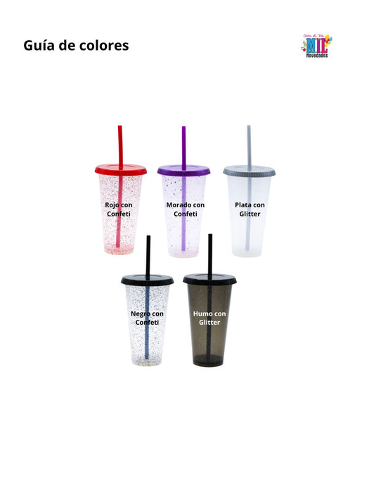 Vaso Venti Glitter 24 oz