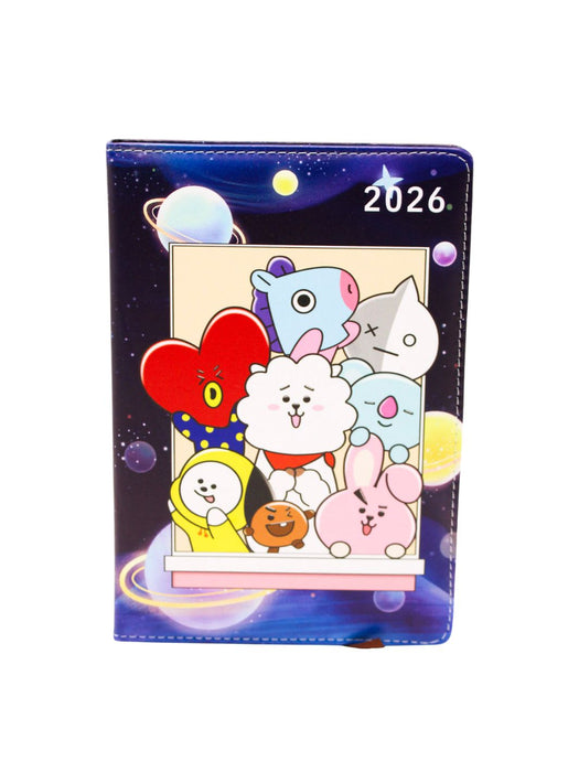 Agenda 2026 “BT21” con Portada Tipo Piel