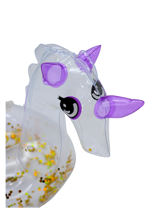 Porta Vasos de Unicornio con Glitter