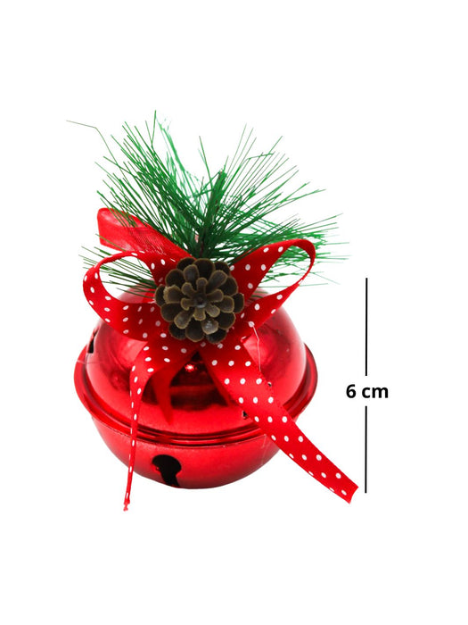 Adorno Cascabel Navideño - 1 pza o Paquete con 12 pzas