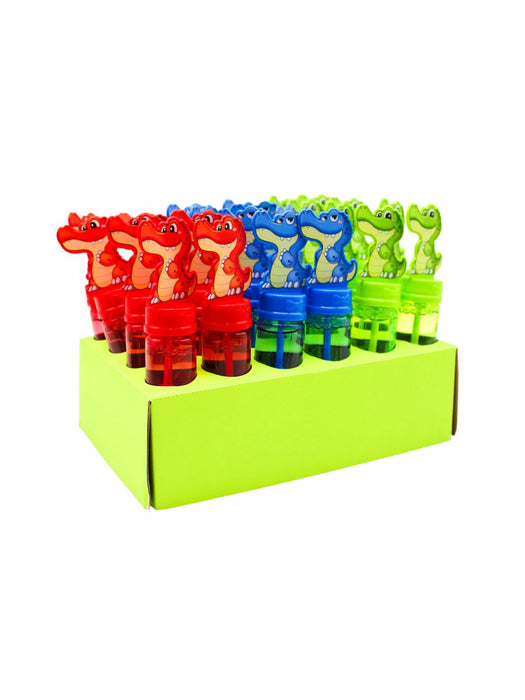 Caja con 24 Burbujas - Dinosaurio - 14 cm