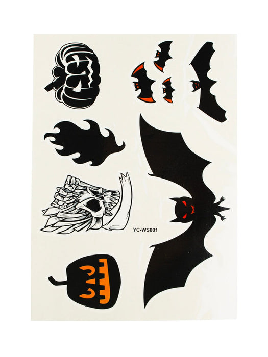 Set de Tatuajes para Rostro de Halloween