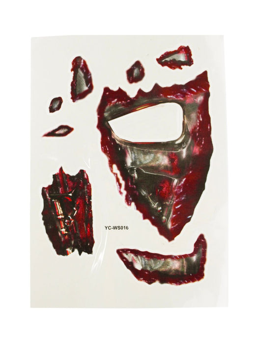 Set de Tatuajes para Rostro de Halloween