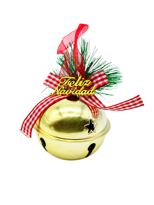 Adorno Cascabel Navideño - 1 pza o Paquete con 12 pzas