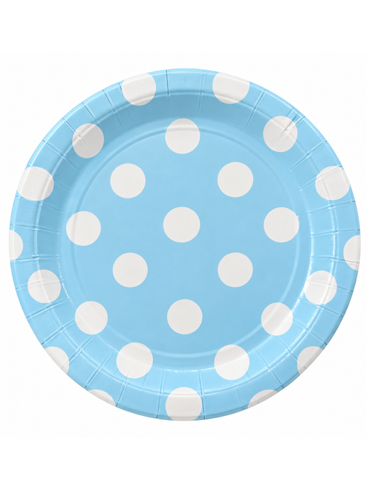 Plato Azul Boleado
