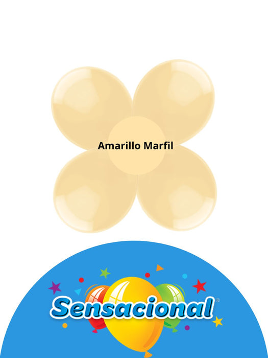 Globo Látex Sensacional - Amarillo Marfil