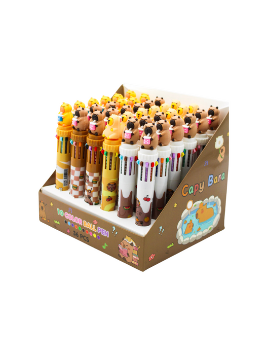 Caja de Plumas de Capybara