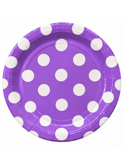 Plato Morado Boleado