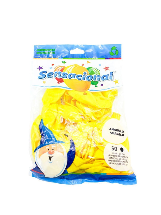 Globo Látex Sensacional - Amarillo