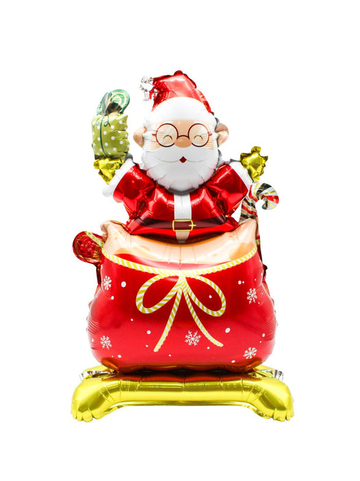 Globo Navideño con base - Santa