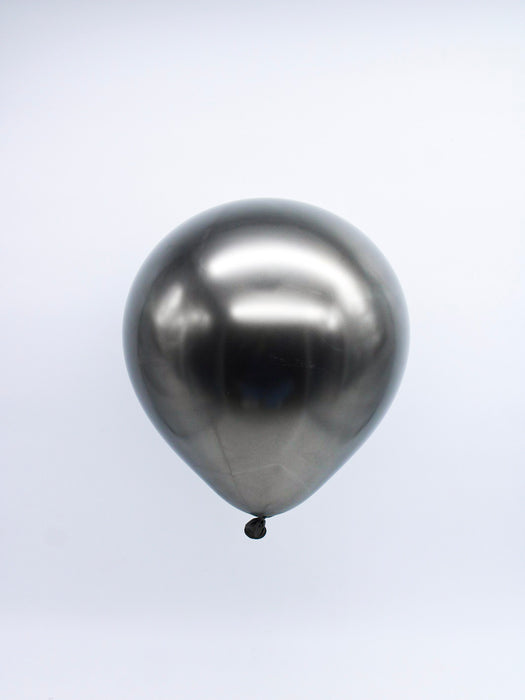 globo látex party ballons 12" negro chrome