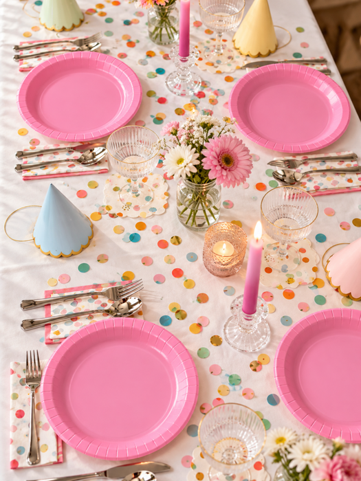 Plato Rosa Liso