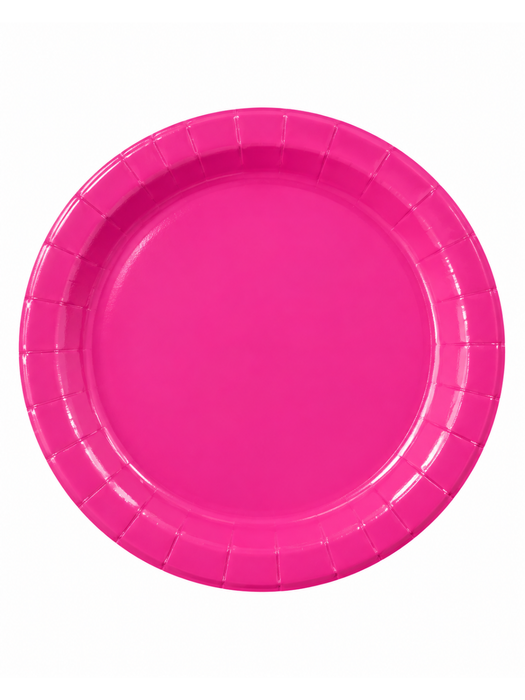 Plato Rosa Fuerte Liso