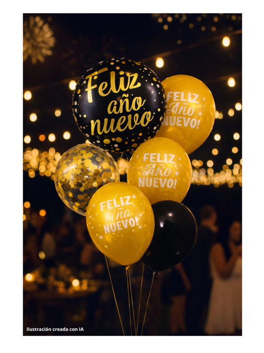 Set de Globos - Año Nuevo