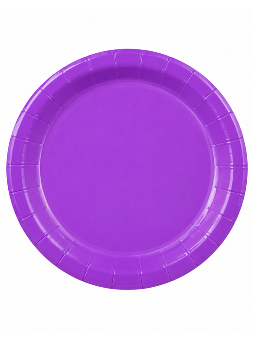 Plato Morado Liso