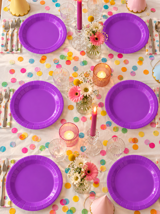 Plato Morado Liso