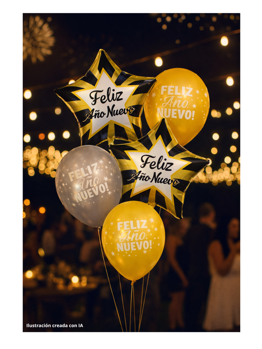 Set de Globos - Año Nuevo
