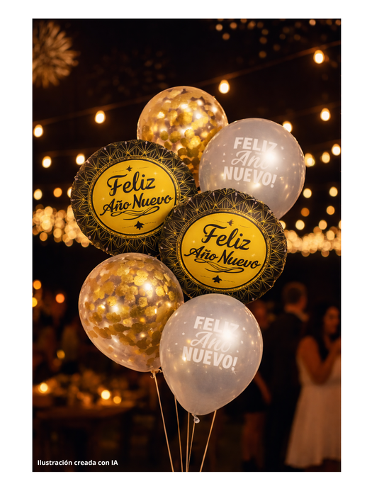 Set de Globos - Año Nuevo