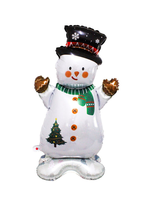 Globo Navideño con base - Mono de nieve
