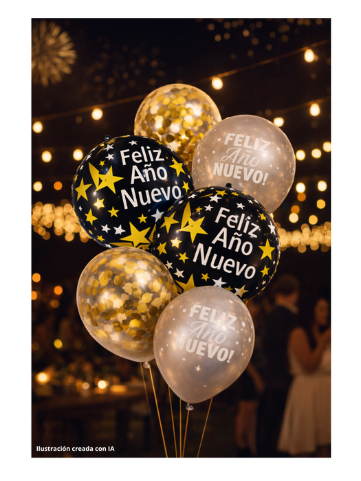 Set de Globos - Año Nuevo