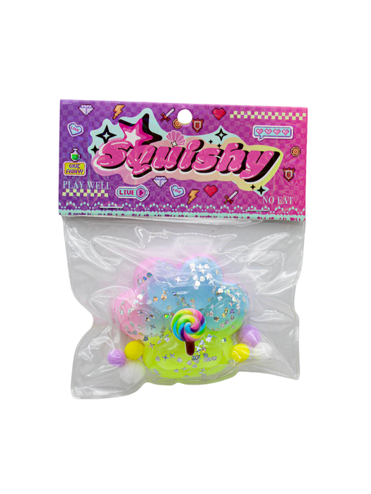 Squishy de Huella con Glitter
