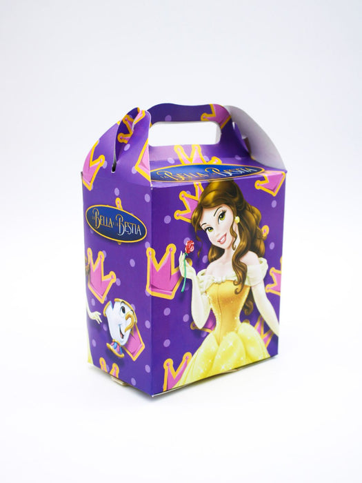 Caja Bolo de la Bella y la Bestia