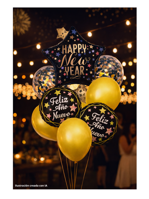 Set de Globos - Año Nuevo