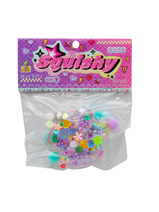 Squishy de Huella con Brillitos