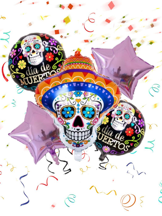 Set de Globos Dia de Muertos