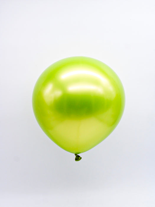 globo látex party ballons 12" verde chrome