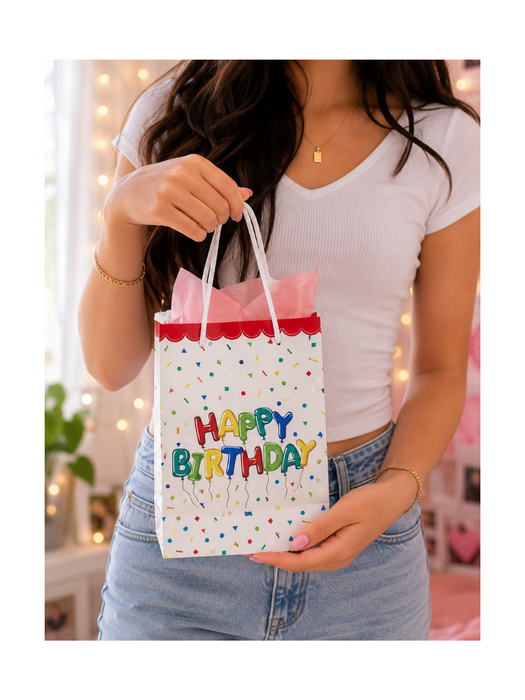 Bolsas de regalo "Happy Birthday"