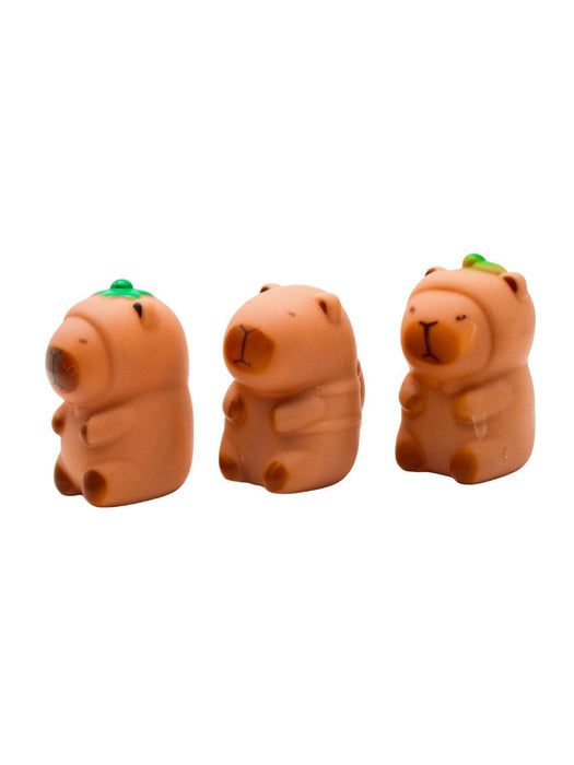 Paquete 3 Capybaras Squishy