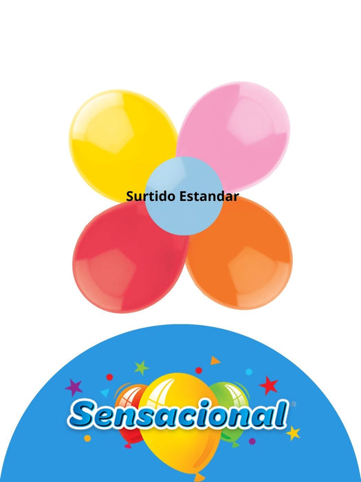 Globo Látex Sensacional - Surtido Estándar